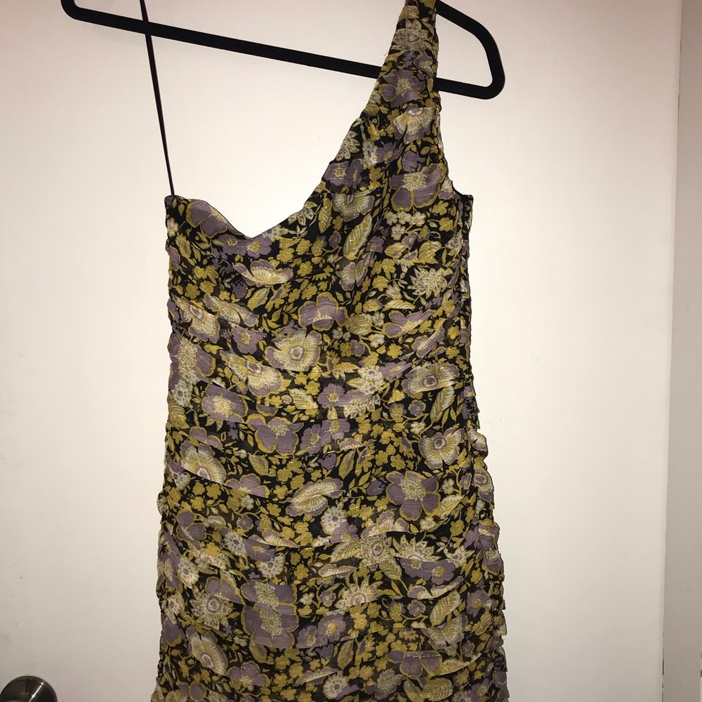 Zara NWT floral draped dress size small - Picture 12 of 12